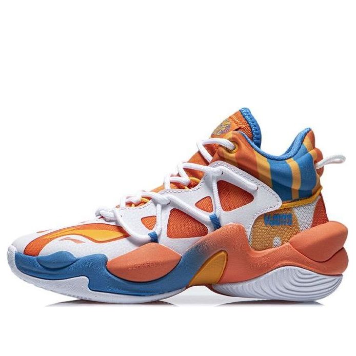 (GS) Li-Ning Power 6 'White Orange Blue' YKBR036-1