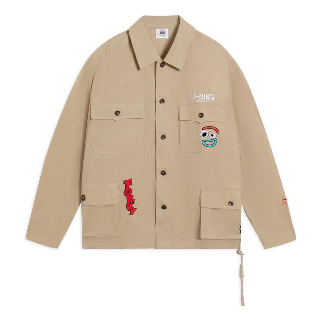 Li-Ning x Disney Toy Story Graphic Woven Jacket 'Khaki' AFDS457-2