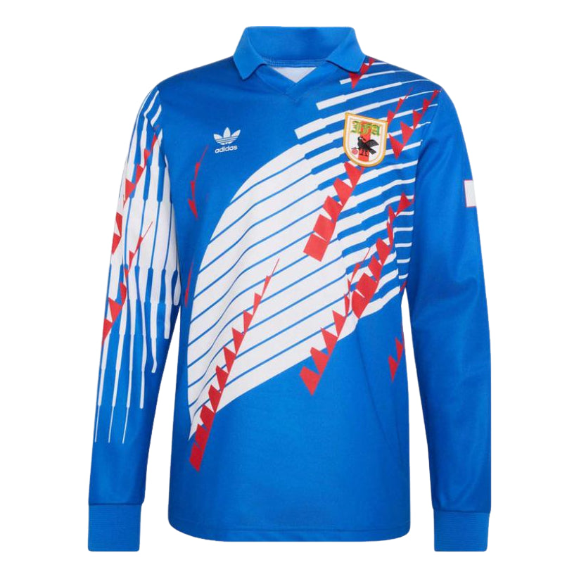 adidas Japan Home Long Sleeve 1993 Jersey Asia Sizing 'Blue' KT0827