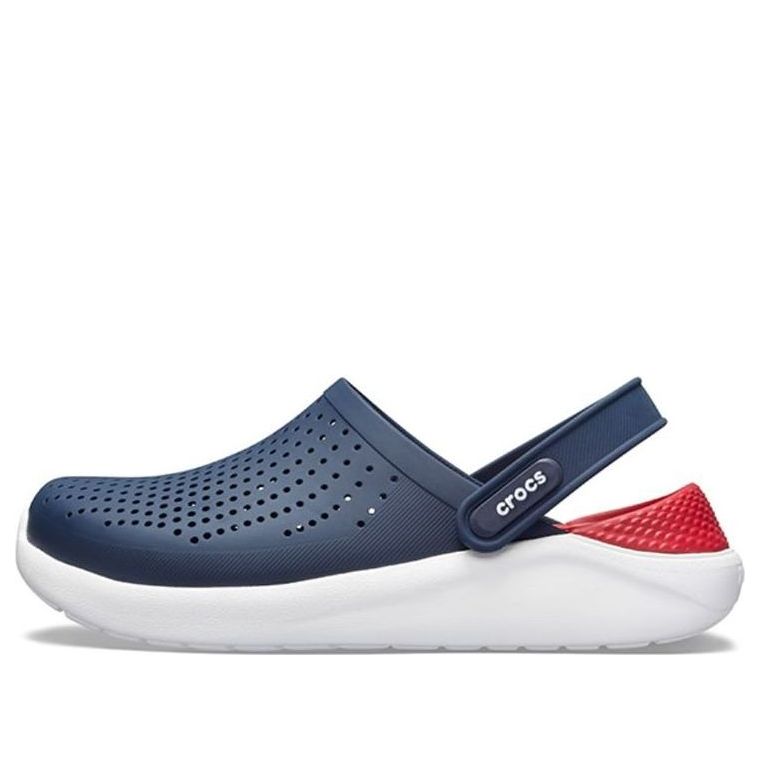 Crocs LiteRide Shoe Beach Sandals Unisex Blue Red 204592-4CC