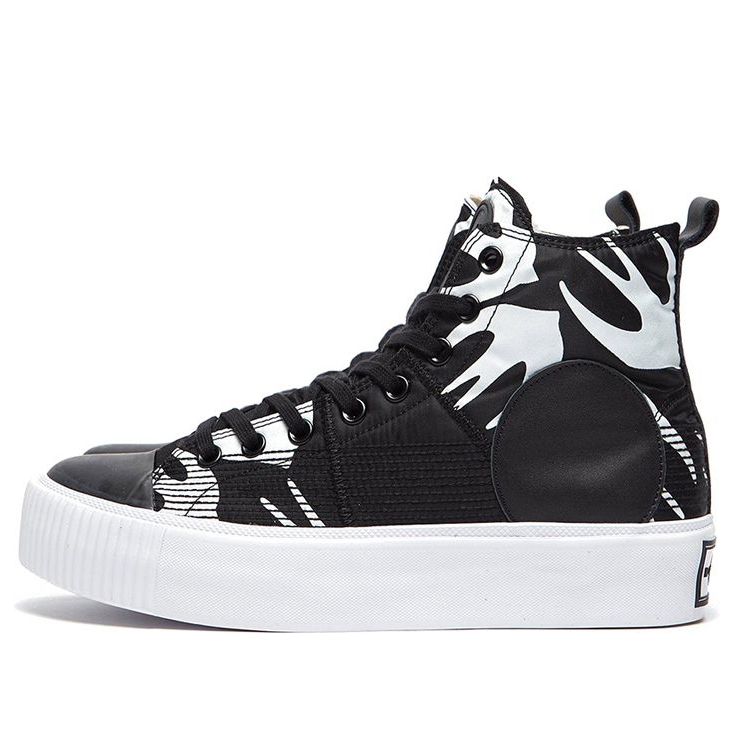 Alexander McQueen Unisex High-Top Casual Shoes Black 621913R26921006