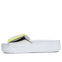 (WMNS) PUMA Platform Slide TZ 'White Silver' 369421-01
