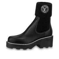 (WMNS) LOUIS VUITTON LV Beaubourg Ankle Boots 'Black' 1AABU1