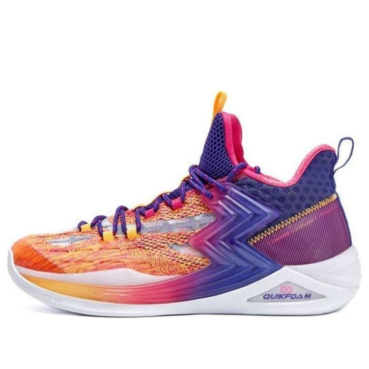 361 Degrees Aaron Gordon QU!K Basketball Shoes 'Orange Purple' 572021109-3