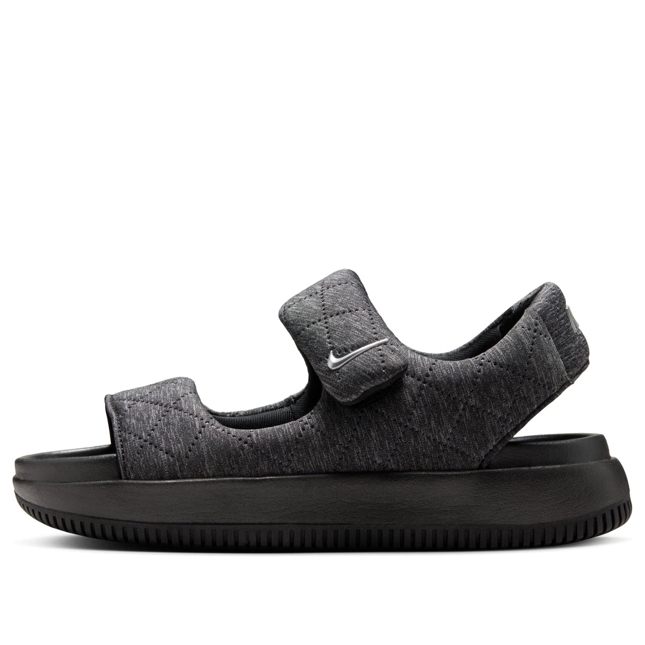 (WMNS) Nike Calm SE Sandals 'Black Metallic Silver' HJ9000-002