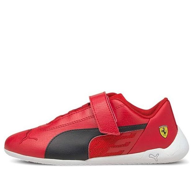 (PS) PUMA Scuderia Ferrari Race R-cat Running Shoes Black/White 306547-04