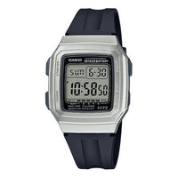 CASIO Quartz Waterproof Analog Unisex Silver Digital F-201WAM-7A