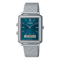 (WMNS) CASIO Analog 'Silver Teal' MTP-B205M-3E