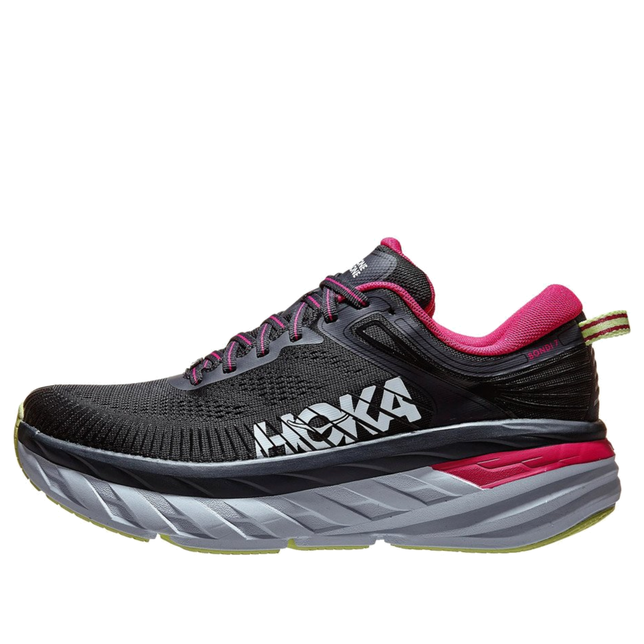 (WMNS) HOKA ONE ONE Bondi 7 'Blue Graphite Festival Fuchsia' 1110519-BGFF