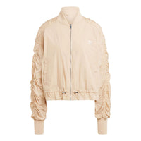 (WMNS) adidas Originals Lightweight Bomber Jacket Asia Sizing 'Beige' IY3422