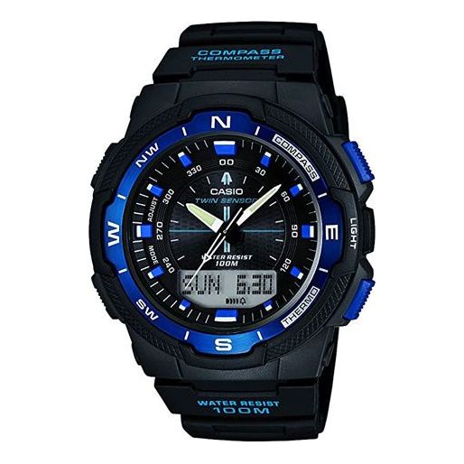 CASIO OUTGEAR Series Sports Black/ BlueBlack Analog SGW-500H-2A