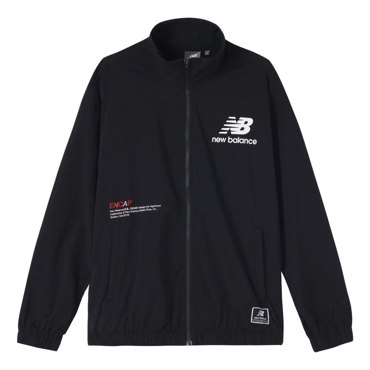 New Balance Casual Cargo Jacket Asia Sizing 'Black White' NAA24031-BK