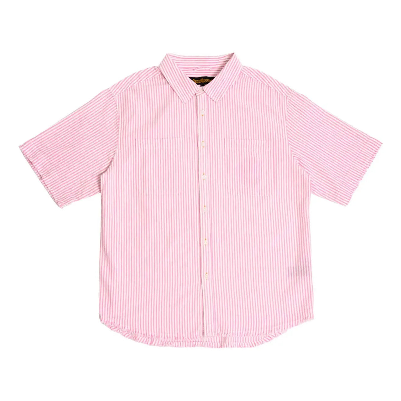 Drew House Seersucker Shirt 'Seersucker Pink' DR-SS21-124