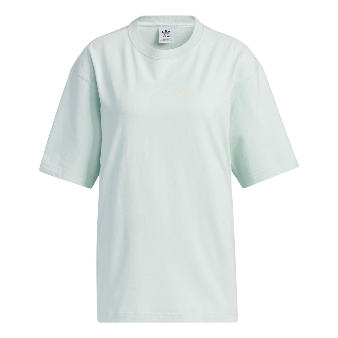 (WMNS) adidas originals Logo Short Sleeve T-shirt 'Green' IK8675