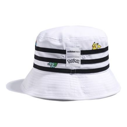 قبعة صياد السمك adidas neo x Pokmon باللون الأبيض FR5583