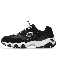 (WMNS) Skechers D'Lites Running Shoes Black 66666118-BLK