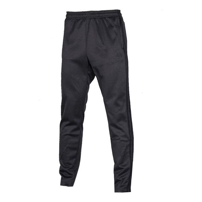 adidas Classic Stripes Logo Knitted Fleece Training Pants Men's Grey FS6896