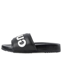 Gucci Sideline Rubber Logo Slide 'Black Leather' 742009-AABYM-1347