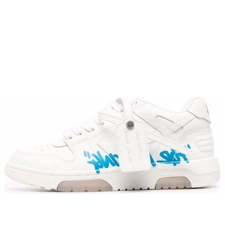 (WMNS) Off-White Out of Office 'OOO' Low-Top Running Shoes White/Blue OWIA259F21LEA0020101