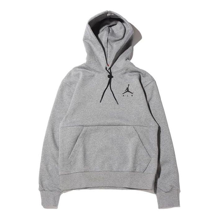 Air Jordan Classic Flying Hooded Pullover Hoodie Men's Grey CK6685-091