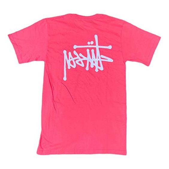 Stussy Basic Logo Tee Classic Printing Short Sleeve Unisex Rose Red 1904221