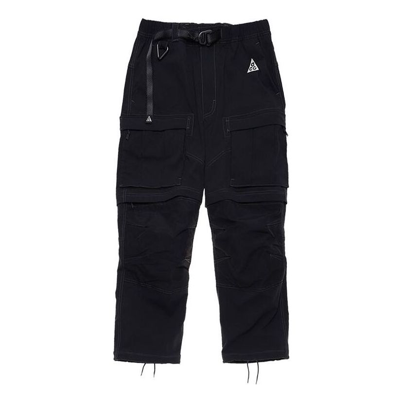 Nike ACG Smith Summit Cargo Pocket Bundle Feet Breathable Casual Long Pants Black CV0656-011