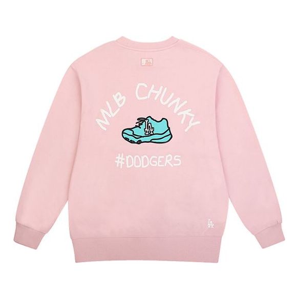MLB Los Angeles Dodgers Graffiti Sports Long Sleeves Unisex Pink 31MT05011-07P