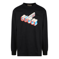 Gucci Cotton Jersey Long Sleeve T-shirt 'Black' 774304-XJF69-1152