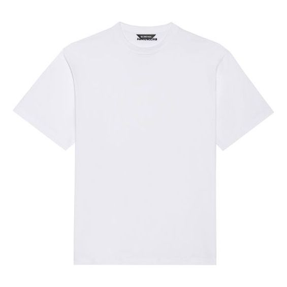 Men's Balenciaga Smiling Face Short Sleeve White 651795TKV769140