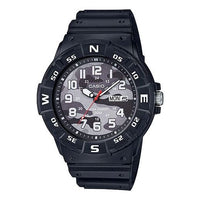 CASIO Waterproof Quartz Sports Mens Black Analog MRW-220HCM-1B