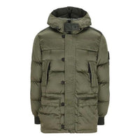 STONE ISLAND Water Repellent Split Hood Down Puffer Jacket 'Green' 751540821-V0055