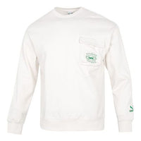 PUMA Das CC Graphic Crew Sweater 'White' 539908-93
