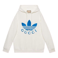 Gucci x adidas Hoodie 'White Blue' 702607-XJEDA-9088
