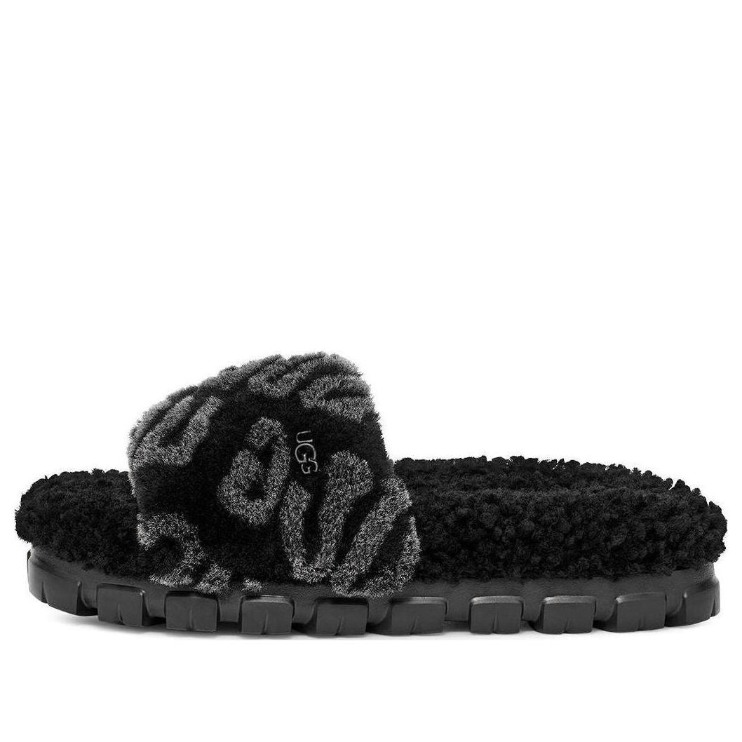 (WMNS) UGG Logo Slides 'Black' 1148770-BLK