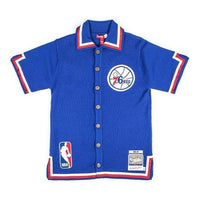 Mitchell & Ness x CLOT NBA Philadelphia 76ers Shooting Shirt 'Blue' NNSSEY18118-P76ROYA82