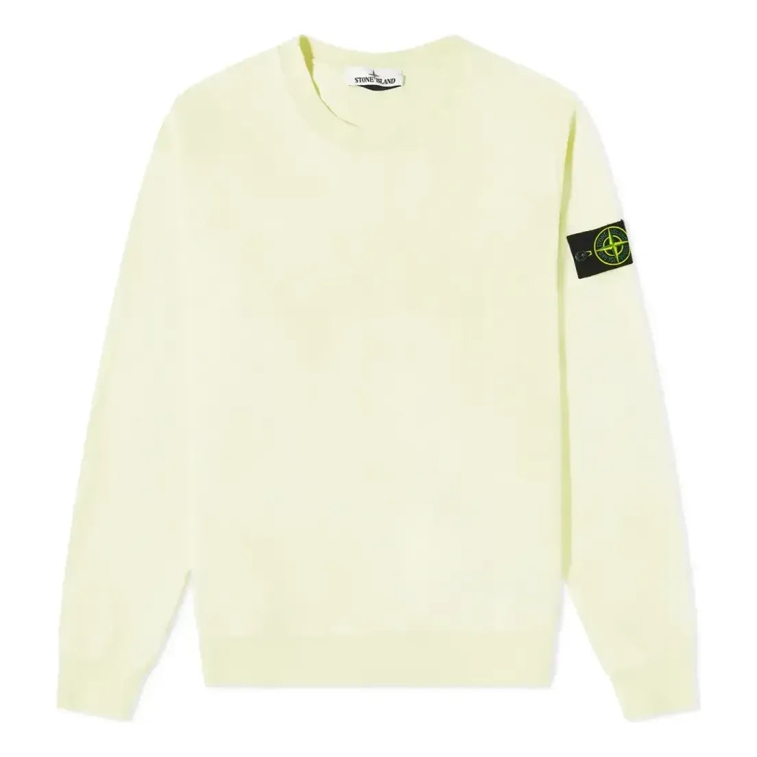 STONE ISLAND Garment Dyed Crewneck Sweatshirt 'Lemon' 741563051-V0031