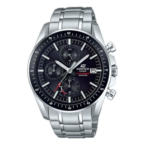 CASIO EDIFICE Solar Powered Mens Silver Analog EFB-580SBD-1AVUPR