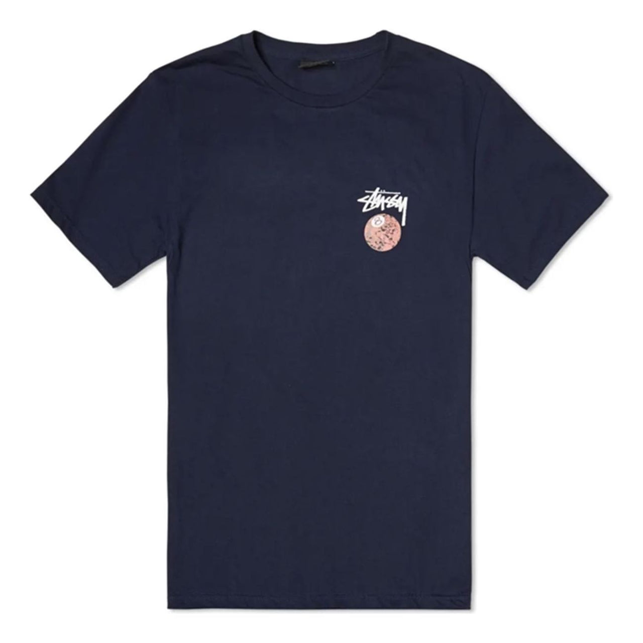Stussy Classic Bronzing Printing Short Sleeve Unisex Navy Blue 1903634-NAVY