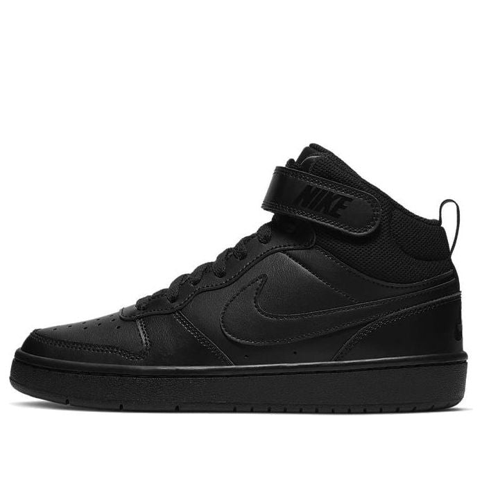 (GS) Nike Court Borough Mid 2 'All Black' CD7782-001