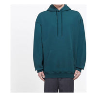 Men's Balenciaga Back Large Logo Printing Green 570811THV793230