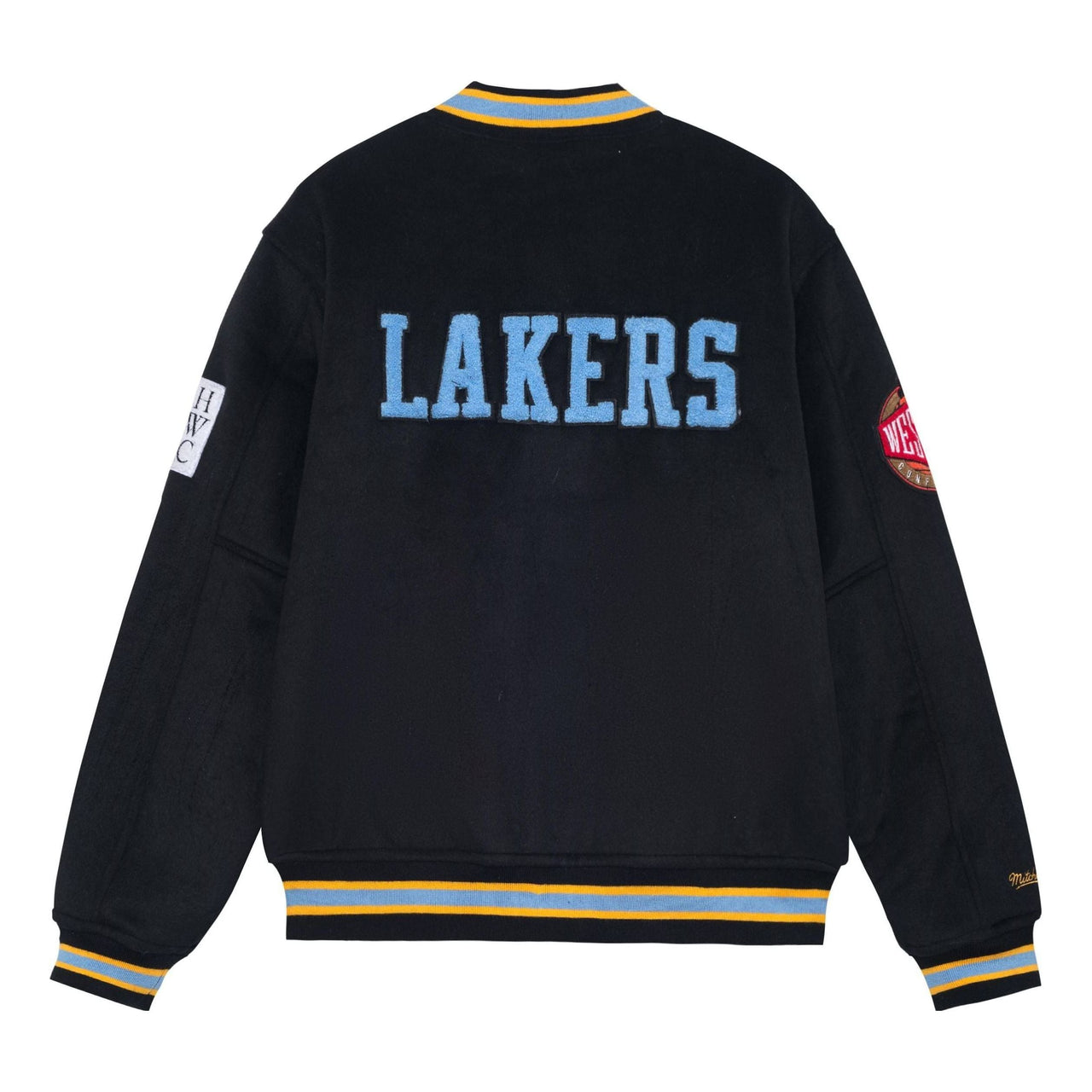 Mitchell & Ness x Nba Hardwood Classics Wool Varsity Jacket 'LA Lakers' OJBF5376-MLAYYPPPBLCK