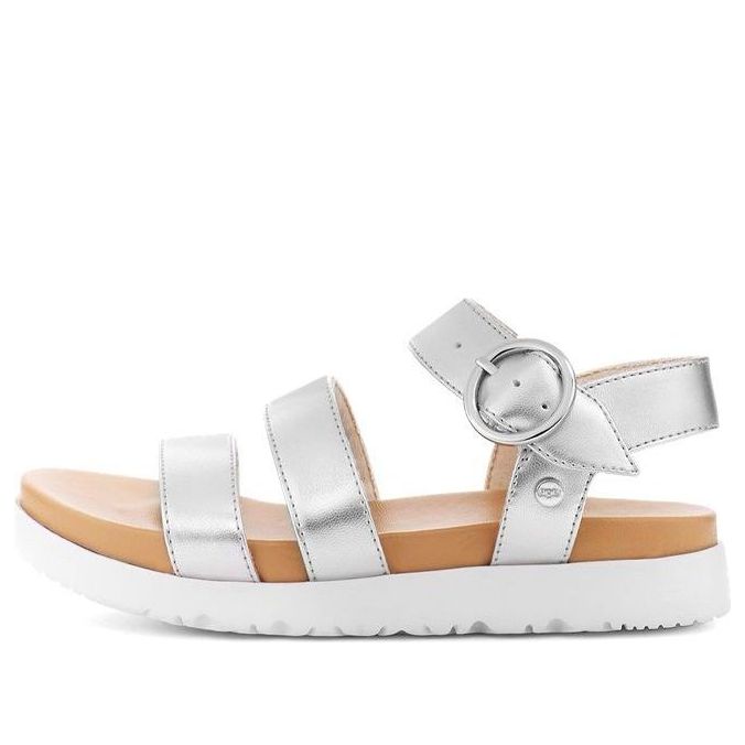 (PS) UGG Leedah Sandal 'Silver Metallic' 1117238K-SLVM