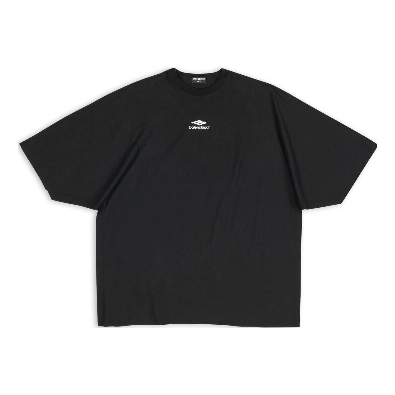 (WMNS) Balenciaga 3B Sports Icon Flat T-Shirt 'Black' 704032TMVJ71070