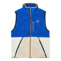 Nike Sportswear Sherpa Fleece Gilet 'Blue Beige White' CD3142-480