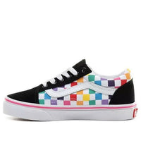 (PS) Vans Old Skool Little 'Rainbow Checkerboard' VN0A4BUUU09