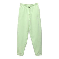 Men's Nike Lab Collection Embroidered Logo Solid Color Fleece Lined Sports Bundle Feet Green Pants AV8279-701