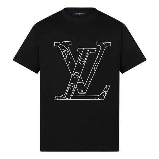 LOUIS VUITTON x NBA للجنسين SS21 طباعة الشعار باللون الأسود 1A8X0U