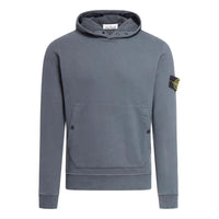 STONE ISLAND Logo Patch Ribbed Hoodie 'Grey' 791561720-V0062