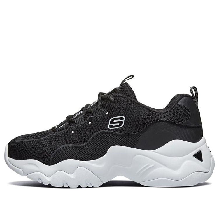 (WMNS) Skechers D Lites 3.0 Low-Top Daddy Shoes Black 66666210-BLK