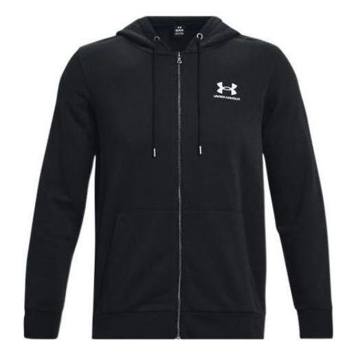 Under Armour Essential Fleece Full Zip Hoodie 'Black' 1373881-001